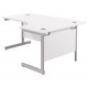 Olton Single Cantilever Corner Office Desk